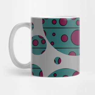 Modern Polka Dots - Fine Wine Mug